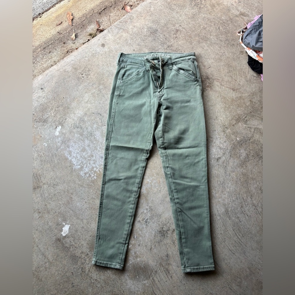 Green American Eagle jeans